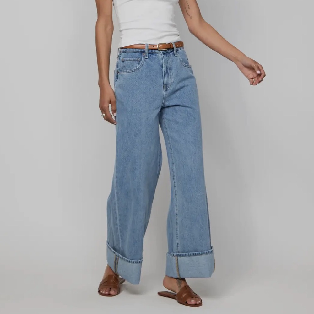 Oliver Logan | Parker Baggy Cuffed Wide-Leg | 100% Recycled Cotton AuthenticJean - Picture 3 of 14